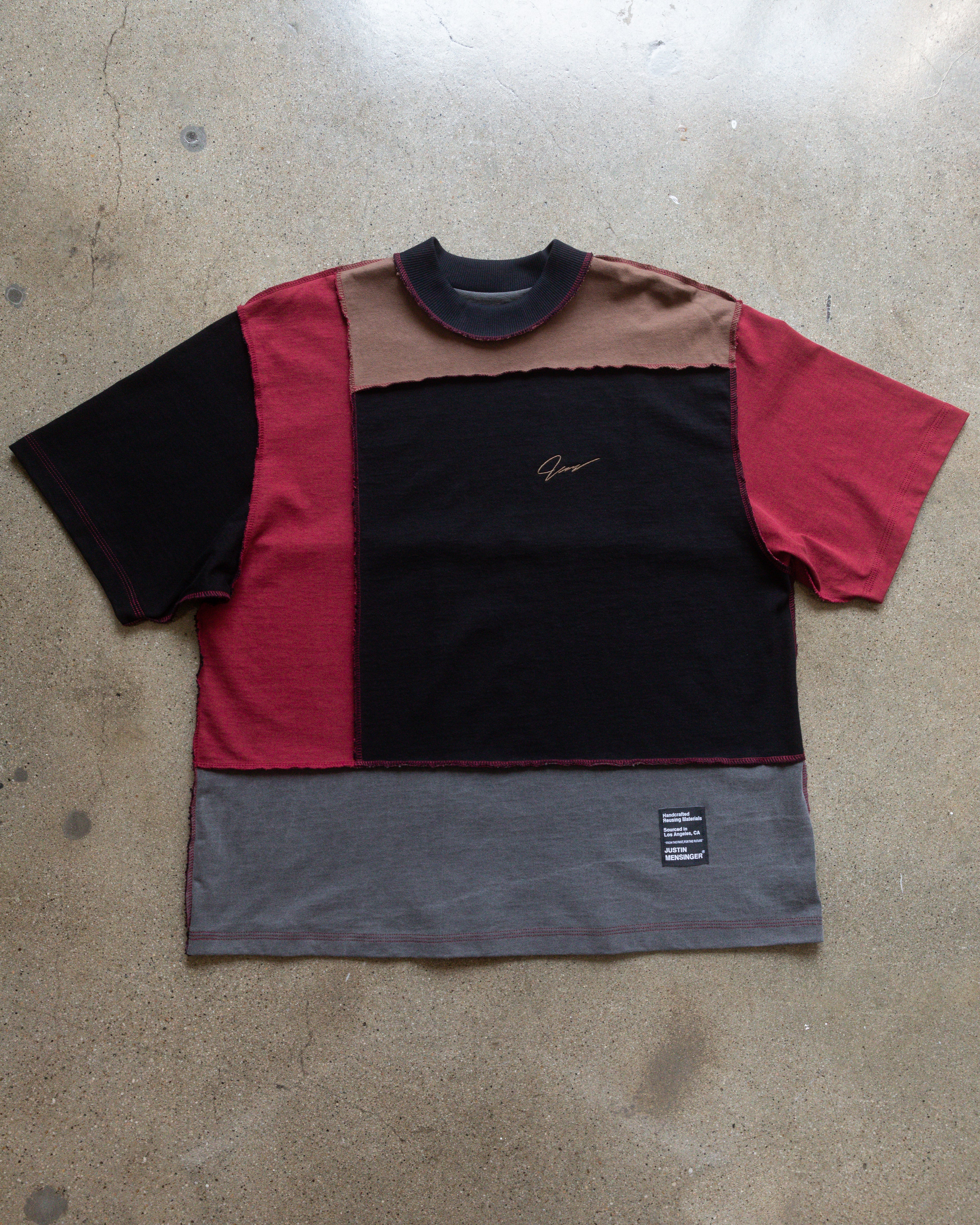Burgundy Colorblock (XL)
