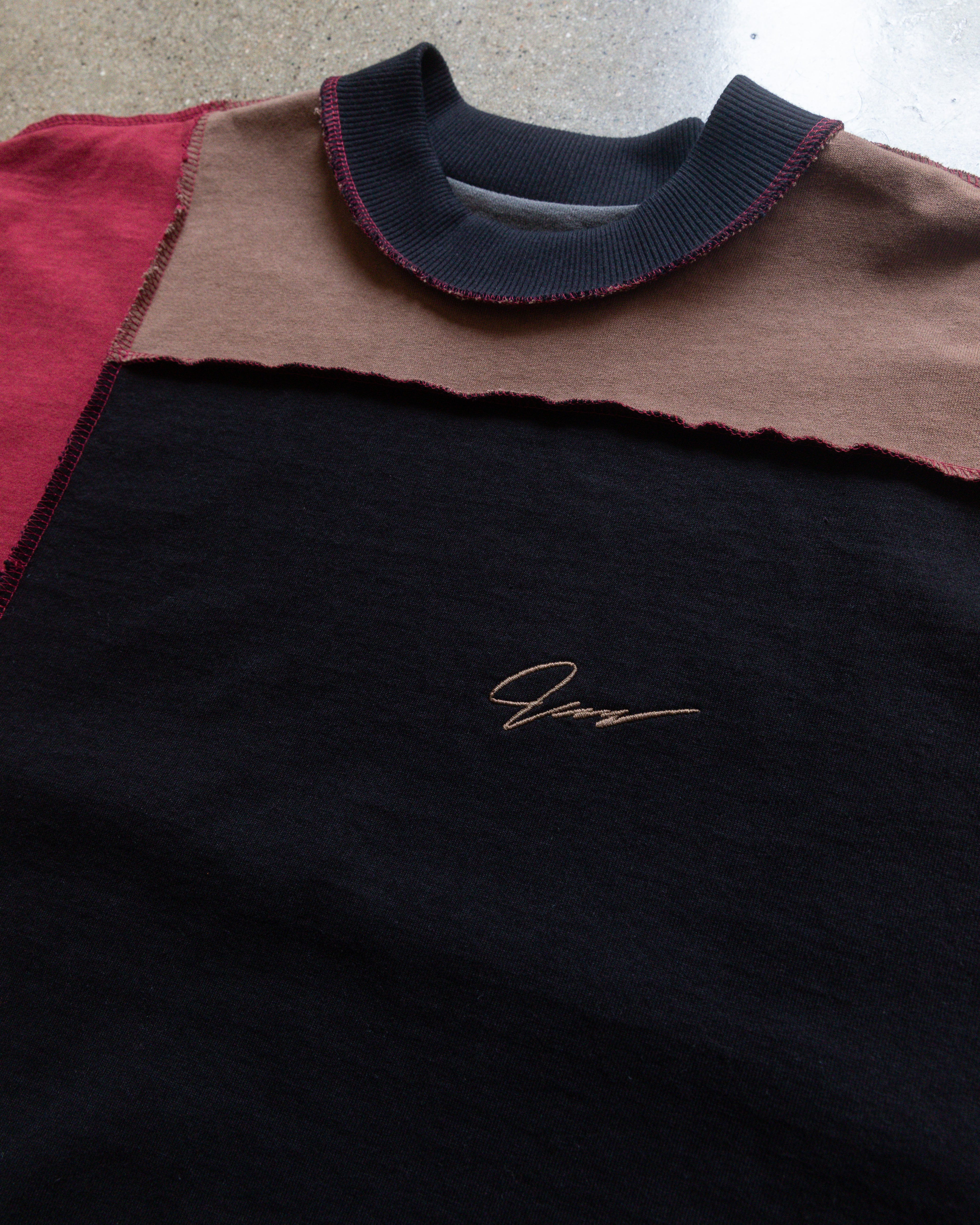 Burgundy Colorblock (XL)