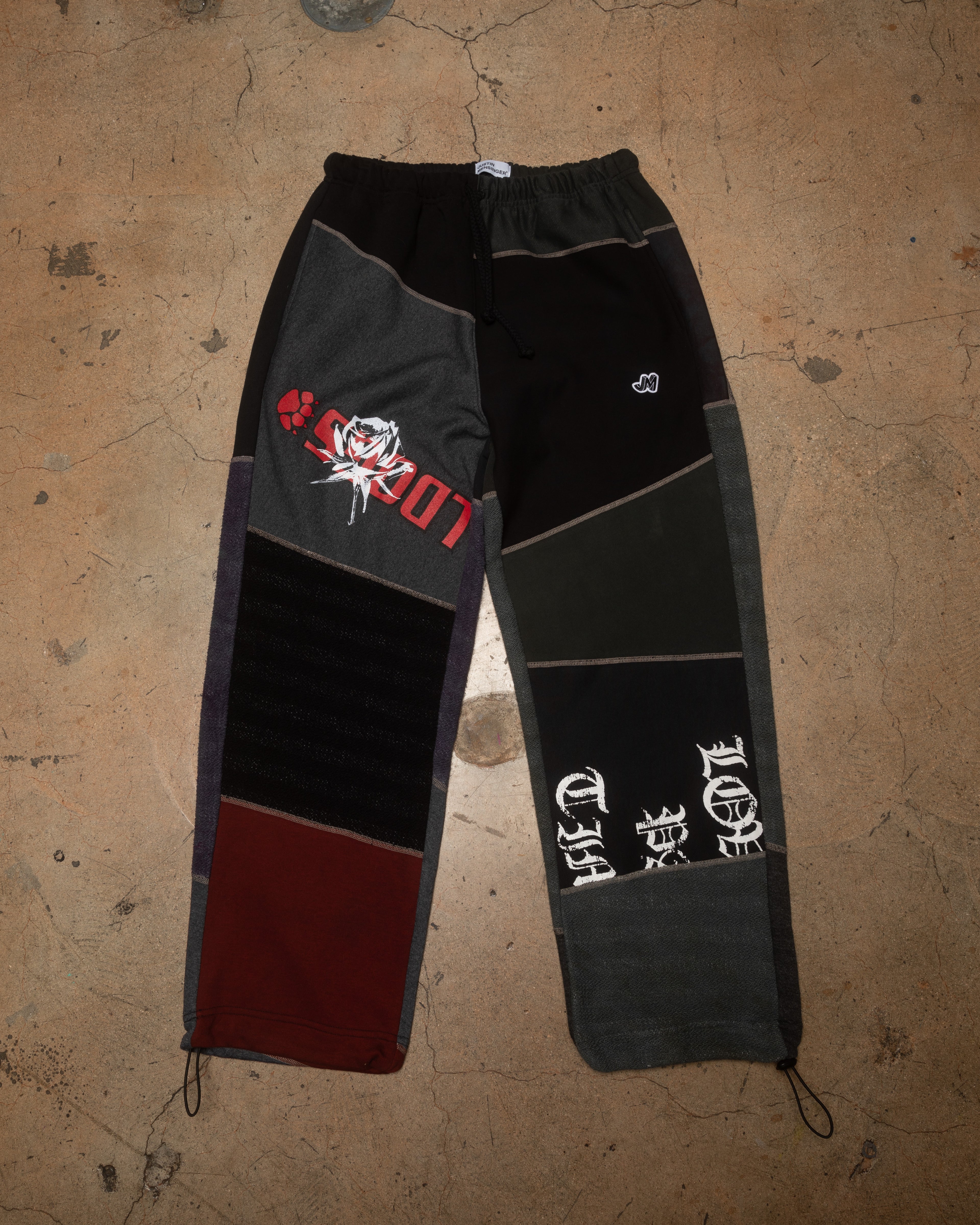 Rose Patched Sweats